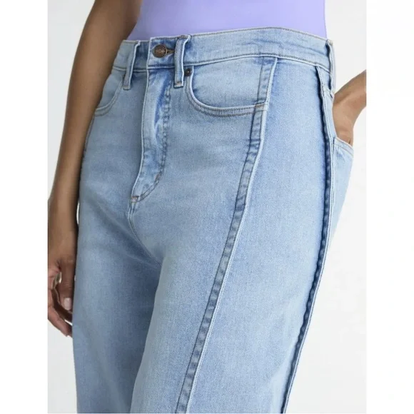 Scoop Women's Slouchy Barrel Straight High Rise Jeans Size 8 - Picture 4 of 5